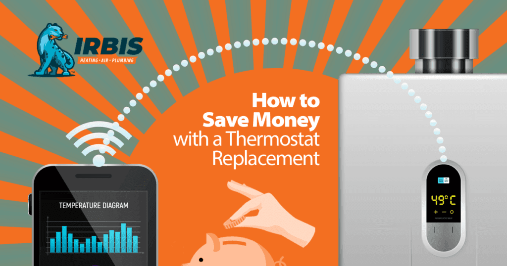 How to Save Money with a Thermostat Replacement Graphic